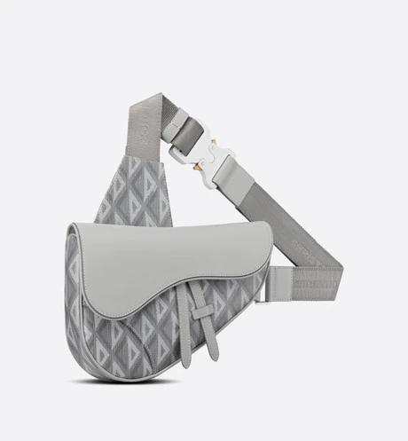 Túi Dior Saddle Bag - Grey