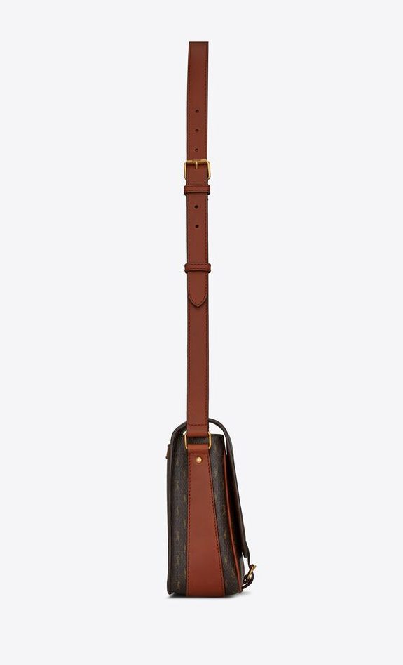 Túi Le Monogramme Medium Buckle Messenger Bag In Canvas And Smooth Leather