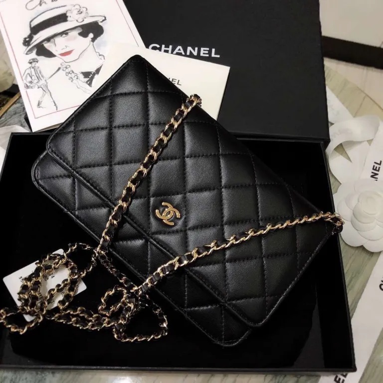 Túi Chanel Classic Wallet On Chain - Đen